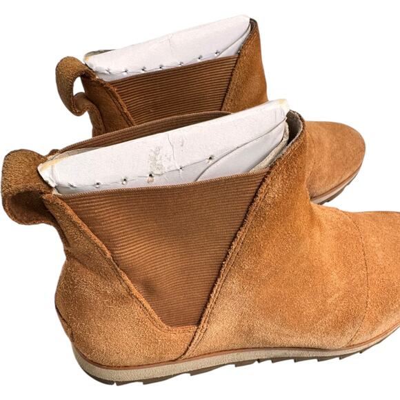 Sorel Harlow Chelsea Boots Camel Brown Suede Waterproof fall winter Women’s 8 - Picture 15 of 16